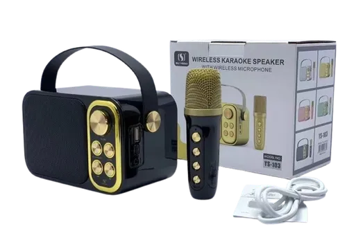 YS103 Mini Outdoor Karaoke Wireless Bluetooth Speaker