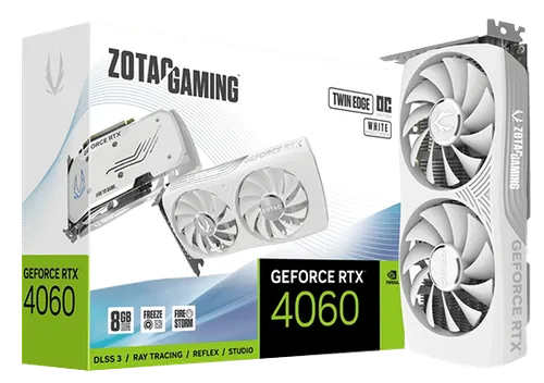 ZOTAC GAMING Geforce RTX 4060 8GB Twin Edge OC BLACK / WHITE