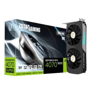 ZOTAC GAMING GeForce RTX 4070 SUPER Twin Edge OC 12GB GDDR6X Graphics Card
