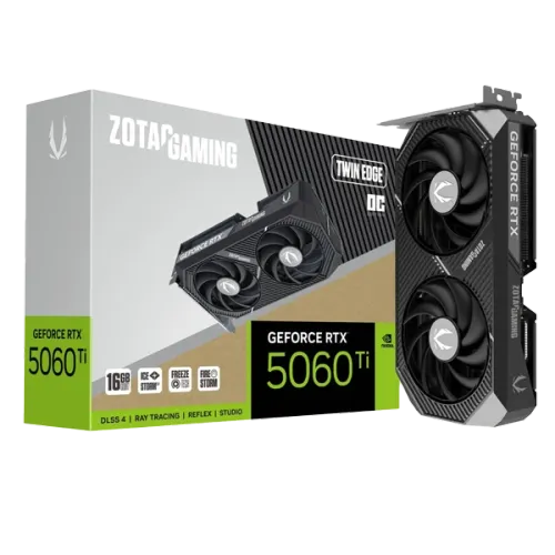 ZOTAC GAMING GeForce RTX 5060 Ti 16GB Twin Edge OC