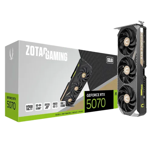 ZOTAC GAMING GeForce RTX 5070 SOLID 12GB