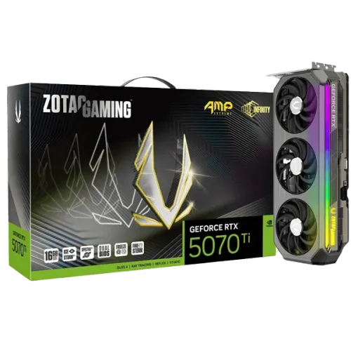 ZOTAC GAMING GeForce RTX 5070 Ti AMP Extreme INFINITY 16GB