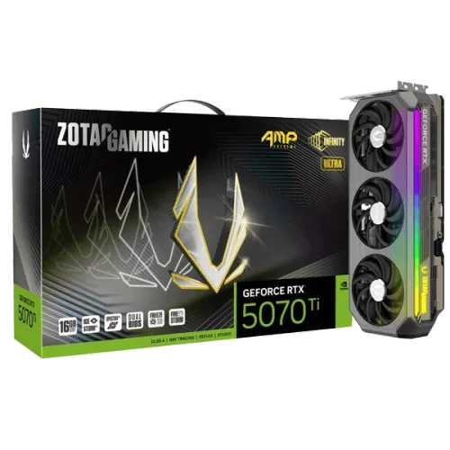 ZOTAC GAMING GeForce RTX 5070 Ti AMP Extreme INFINITY ULTRA
