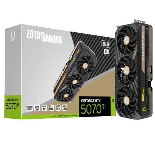 ZOTAC GAMING GeForce RTX 5070 Ti SOLID OC 16GB