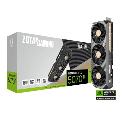 ZOTAC GAMING GeForce RTX 5070 Ti SOLID SFF 16GB