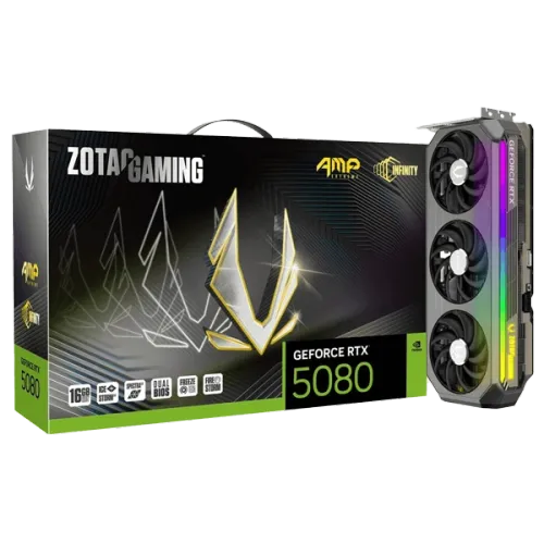ZOTAC GAMING GeForce RTX 5080 AMP Extreme INFINITY 16GB