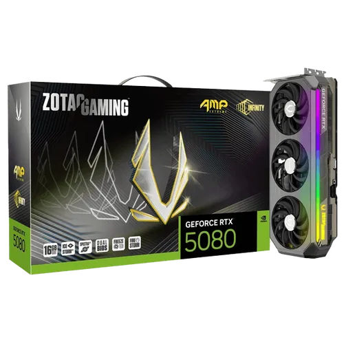 ZOTAC GAMING GeForce RTX 5080 AMP Extreme INFINITY 16GB