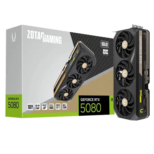 ZOTAC GAMING GeForce RTX 5080 SOLID CORE OC