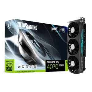 ZOTAC GeForce RTX 4070 SUPER Trinity Black Edition 12GB GDDR6X Graphics Card