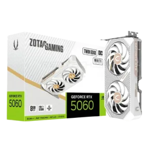 ZOTAC RTX 5060 8G TWIN EDGE OC WHITE GDDR6 Graphic Card