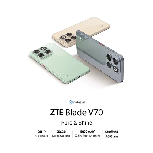 ZTE Blade V70 Design 8GB RAM 128GB