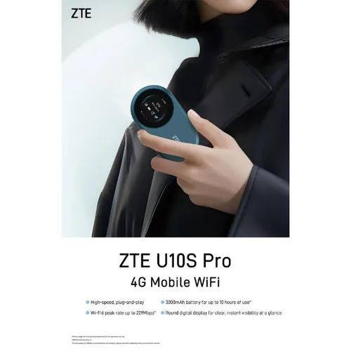 ZTE U10S Pro 4G Mobile WiFi
